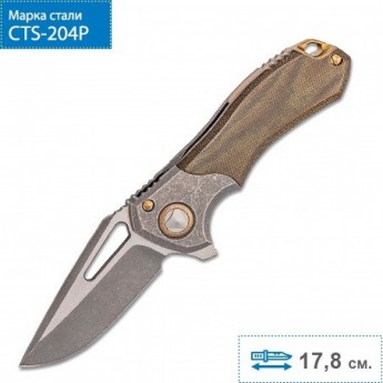 Нож MARFIONE CUSTOM PROTOCOL GREEN MICARTA Нож MARFIONE CUSTOM PROTOCOL GREEN MICARTA